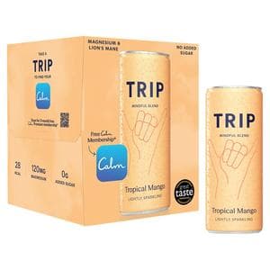 TRIP 4 x 250ml Tropical Mango Sparkling Drink