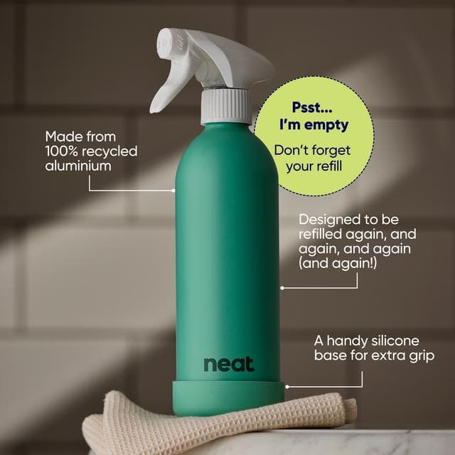 Neat 500ml Sage Refillable Cleaning Spray Bottle - gallery image 3
