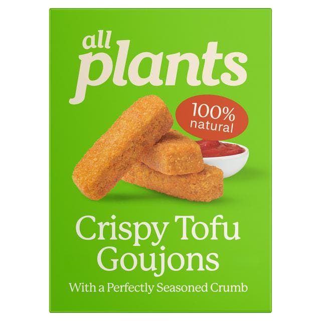 all plants 160g Spinach & Peas Tofu Goujons - gallery image 1
