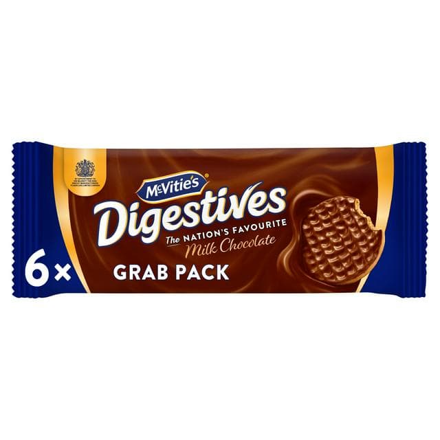 McVitie's 100g Milk Chocolate Digestive Biscuits - gallery image 1