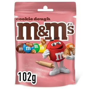 M&M'S 102g Cookie Dough Milk Chocolate Bag