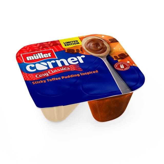 Muller Corner 136g Sticky Toffee Pudding Yogurt, Limited Edition - gallery image 4