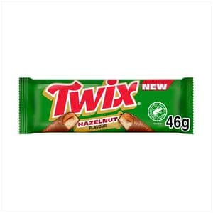 Twix 46g Hazelnut Milk Chocolate Bar