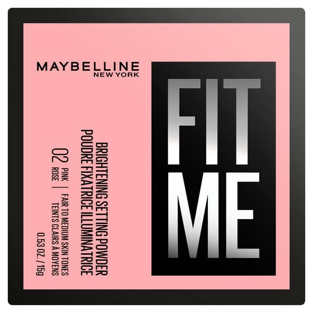 Maybelline New York Fit Me Loose Powder Brightening Pink Shade 15g - gallery image 1