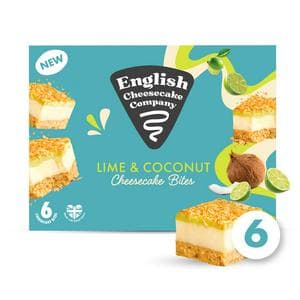 English Cheesecake Company 6 x 35g Lime & Coconut Cheesecake Bites