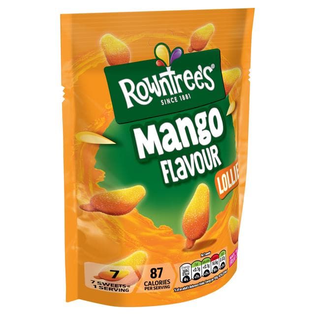 Rowntree's 130g Mango Flavour Sweets Sharing Bag Lollies - gallery image 2