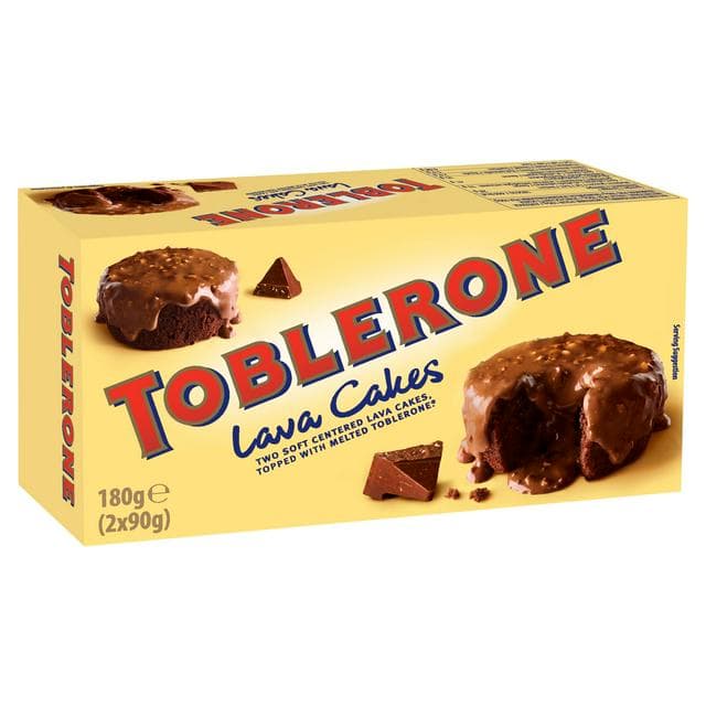 Toblerone 2 x 90g Lava Cakes - gallery image 1