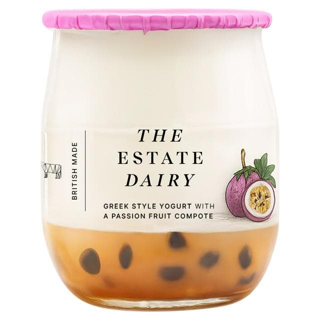 The Estate Dairy 125g Passion Fruit Compote Greek Style Yogurt - gallery image 1
