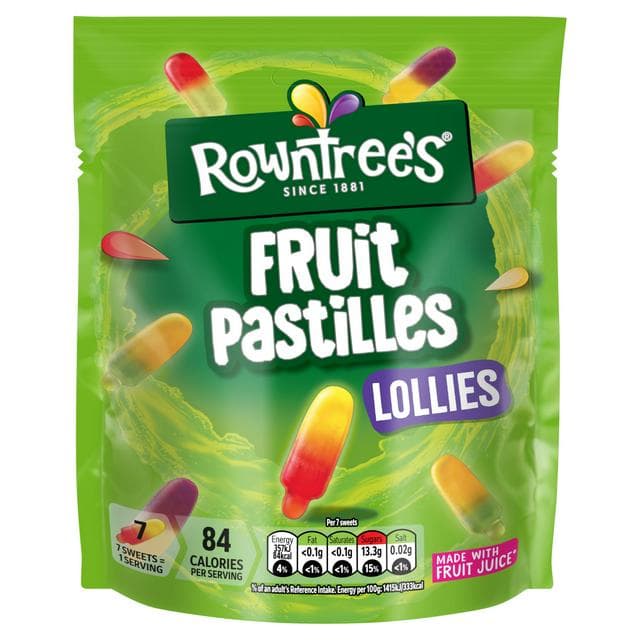 Rowntree's 130g Fruit Pastilles Sweets Sharing Bag Lollies - gallery image 1