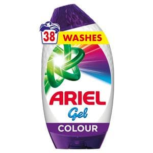 Ariel 38 Washes Colour Washing Liquid Gel Laundry Detergent