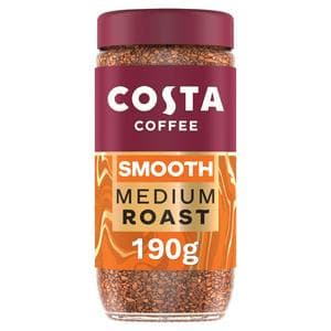 Costa Coffee 190g Smooth Medium Blend Instant Coffee