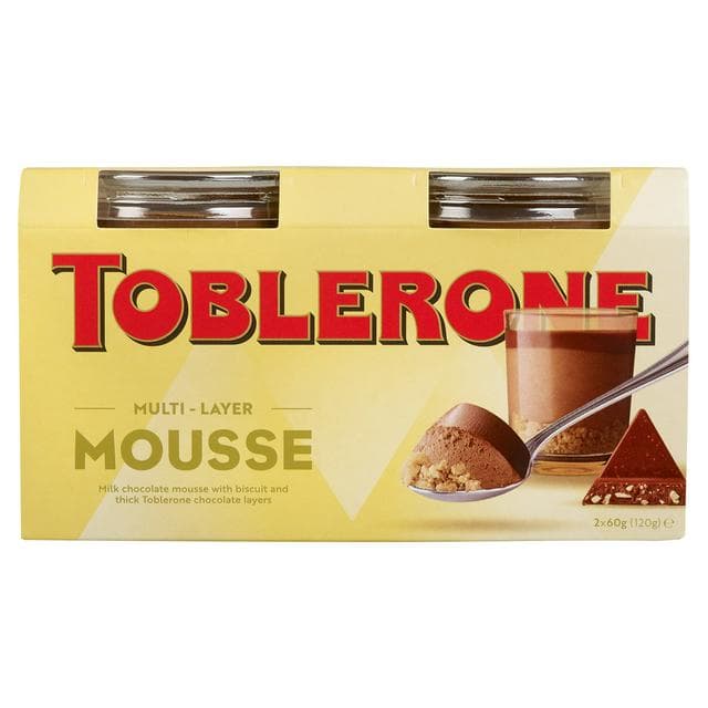 Toblerone 2 x 60g Multi Layer Mousse - gallery image 1