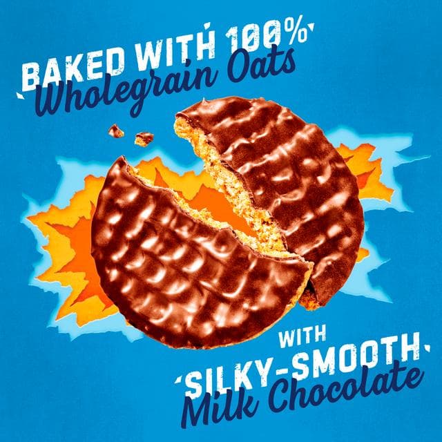 McVitie's Hobnobs The Oaty One 2 x 262g Milk Chocolate Twin Pack Biscuits - gallery image 3