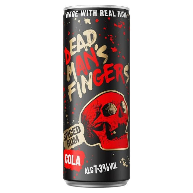 Dead Man's Fingers 250ml Spiced Rum Cola Can - gallery image 1
