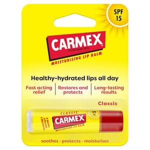 Carmex 4.25g Classic SPF 15 Moisturising Lip Balm