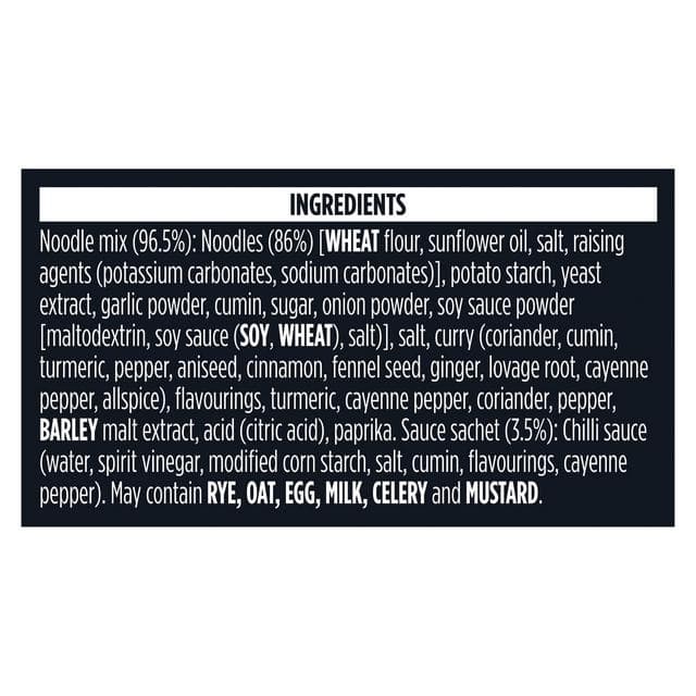 Pot Noodle 115g Bombay Bad Boy Instant Block Noodles - gallery image 4