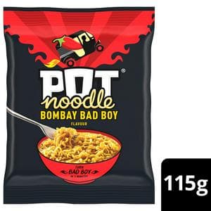 Pot Noodle 115g Bombay Bad Boy Instant Block Noodles