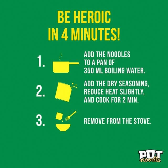 Pot Noodle 112g Chicken & Mushroom Instant Block Noodles - gallery image 5