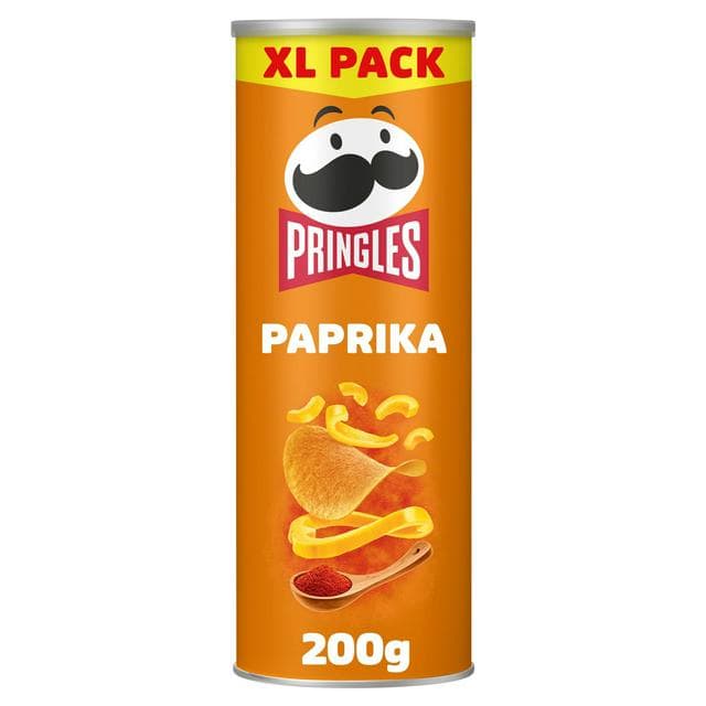 Pringles 200g Paprika Sharing Crisps - gallery image 1