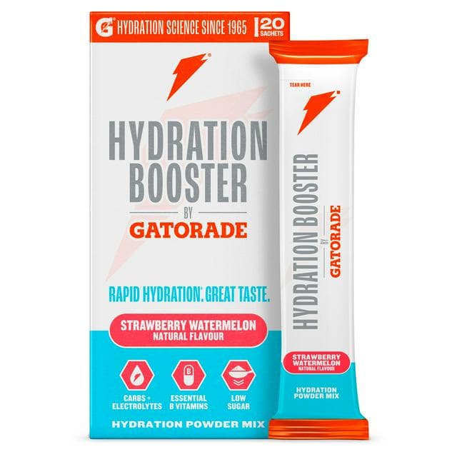 Gatorade Hydration Booster 20 x 13.5g Strawberry Watermelon Mix Powder Sachets - gallery image 1