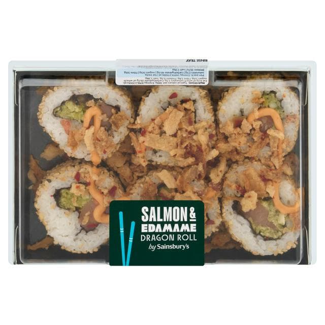 Sainsbury's 173g Salmon & Avocado Dragon Roll - gallery image 1