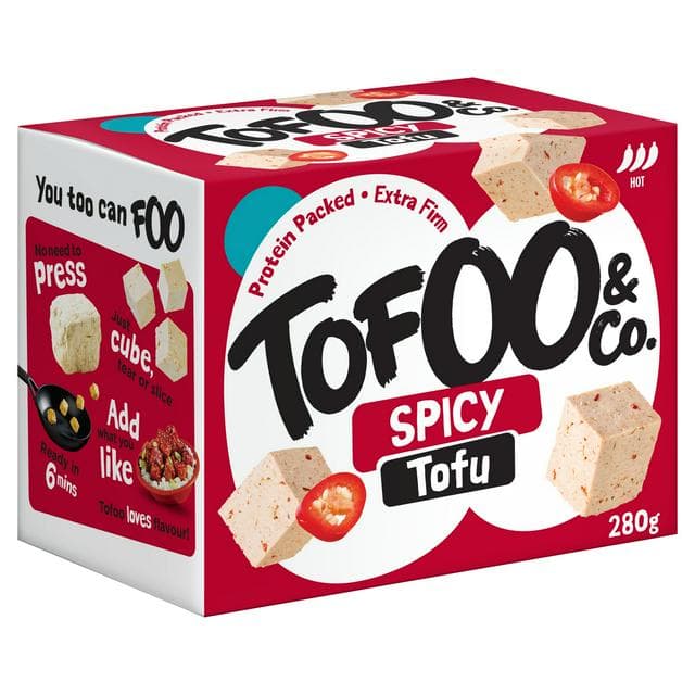 The Tofoo Co. 280g Spicy Organic Tofu - gallery image 1
