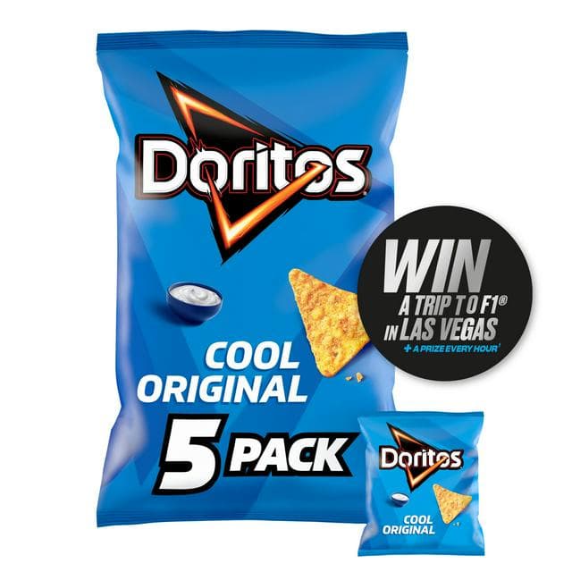 Doritos 5 x 30g Cool Original Multipack Tortilla Crisps - gallery image 1
