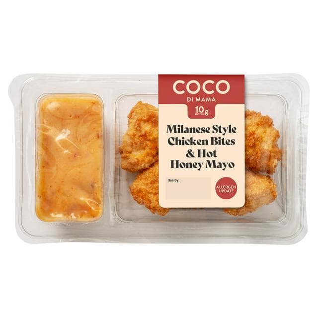 Coco di Mama 68g Milanese Style Chicken Bites & Hot Honey Mayo - gallery image 1