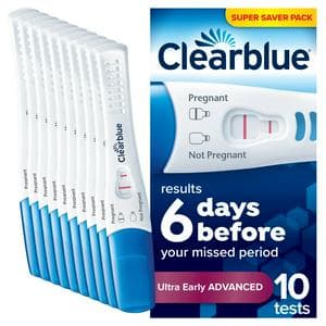 Clearblue 10 x Ultra Early Advanced Pregnancy Test