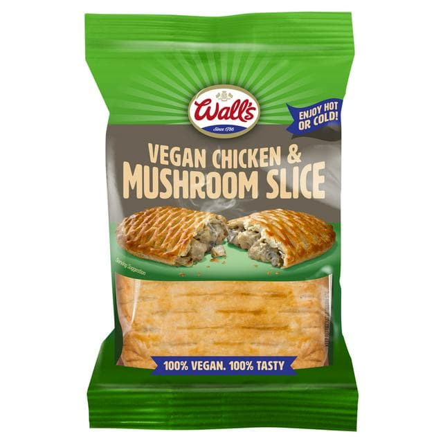 Wall's 180g Vegan Chicken & Mushroom Slice - gallery image 1