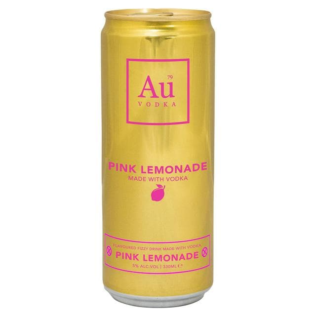 Au Vodka 330ml Pink Lemonade Pre Mixed Drink Can - gallery image 1