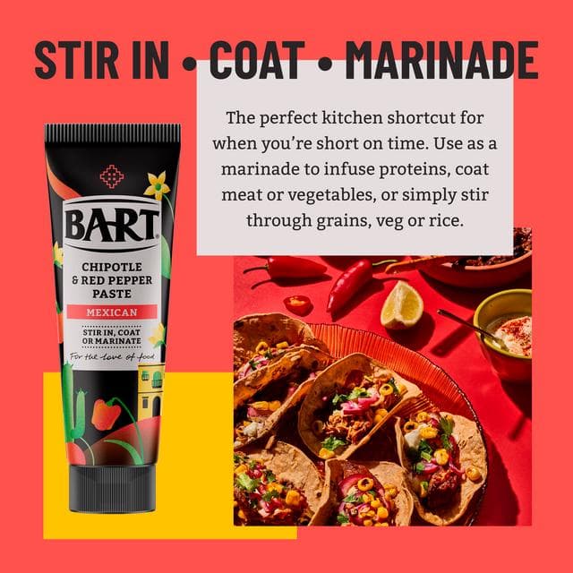 Bart 80g Mexican Chipotle & Red Pepper Paste - gallery image 3