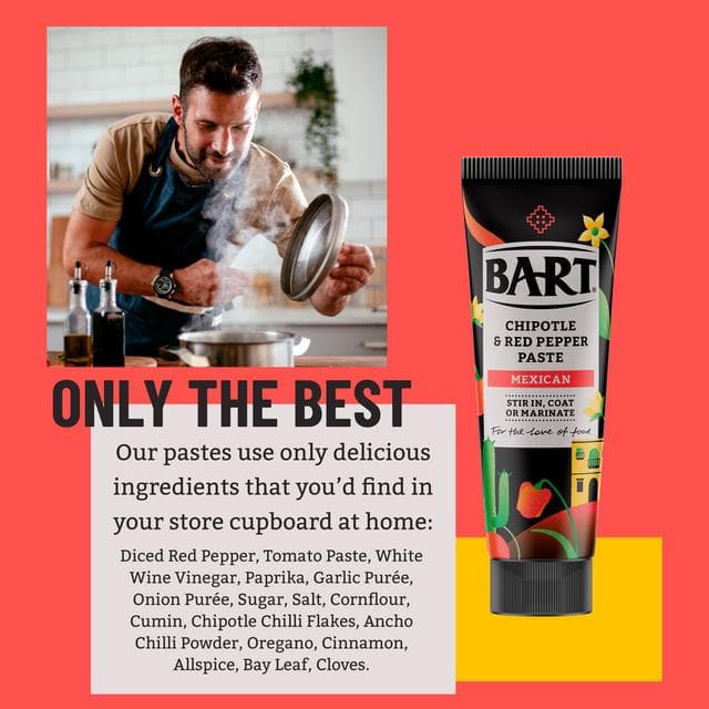 Bart 80g Mexican Chipotle & Red Pepper Paste - gallery image 4