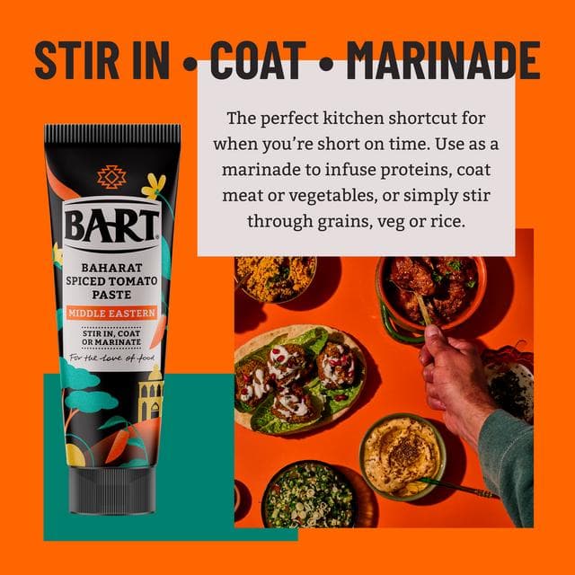 Bart 80g Baharat Spiced Middle Eastern Tomato Paste - gallery image 3