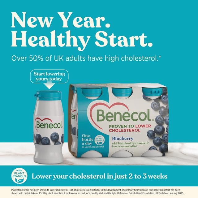 Benecol 6 x 67.5g Kefir Mango Passionfruit Yoghurt Drink - gallery image 2