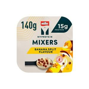 Müller x Myprotein 150g Banana Split Mixers Yogurt