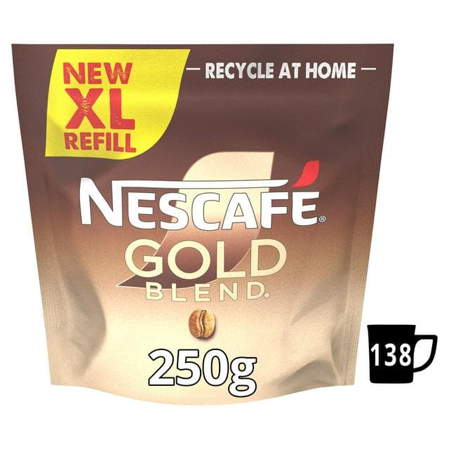 Nescafé 250g Gold Blend XL Refill Pouch Instant Coffee - gallery image 1