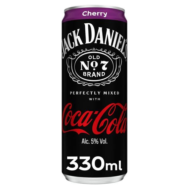 Jack Daniel's 330ml Coca-Cola Cherry Can - gallery image 1