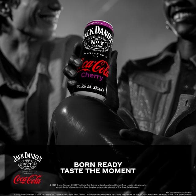 Jack Daniel's 330ml Coca-Cola Cherry Can - gallery image 2