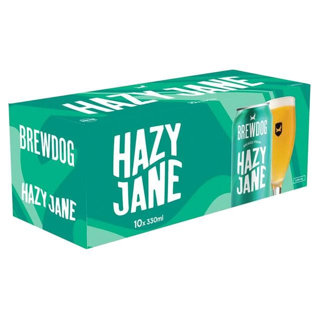 BrewDog 10 x 330ml Hazy Jane Cans - gallery image 1