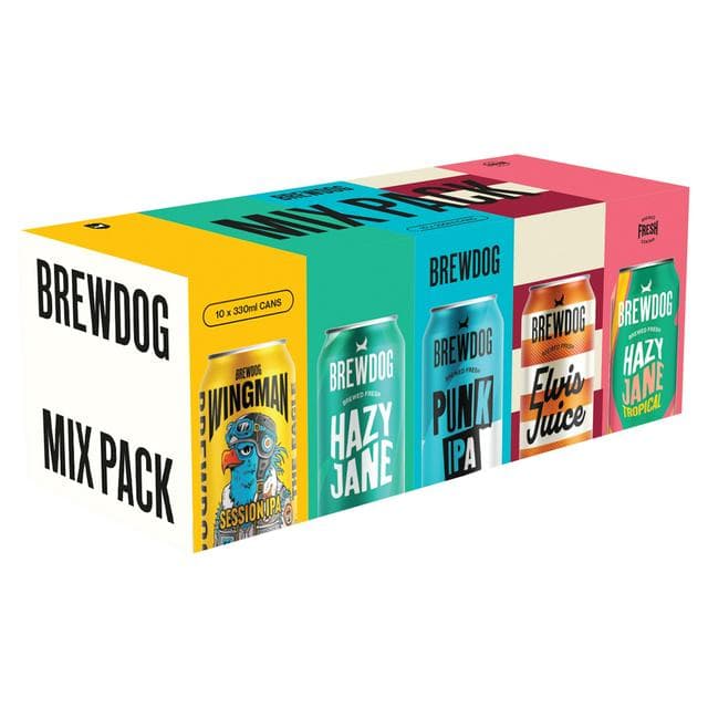 BrewDog 10 x 330ml Mix Pack Cans - gallery image 1