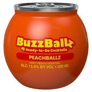 BuzzBallz 200ml Peachballz Juicy Peach Cocktail