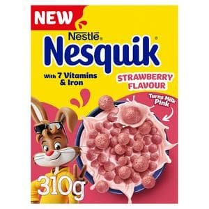 Nestle Nesquik 310g Strawberry Flavoured Breakfast Cereal
