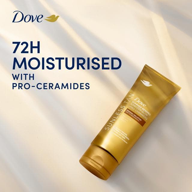 Dove Summer Revived 200ml Sunkissed Glow Light to Medium Gradual Tan Lotion - gallery image 3