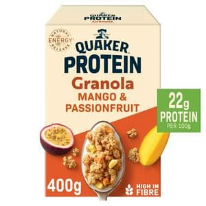 Quaker 400g Mango & Passionfruit Protein Granola