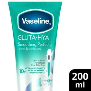 Vaseline Gluta Hya 200ml Smoothing Perfector Burst Body Lotion Serum