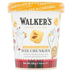 Walker's 125g Chocolate & Caramel Wee Chunkies Shortbread