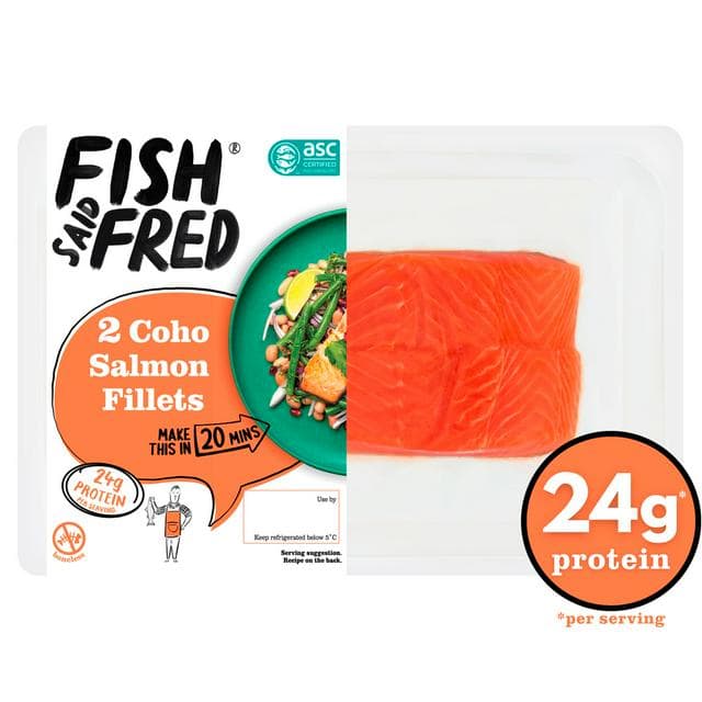Fish Said Fred 2 x Coho Salmon Fillets 250g - gallery image 1