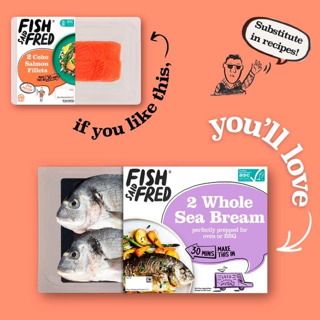 Fish Said Fred 2 x Coho Salmon Fillets 250g - gallery image 5