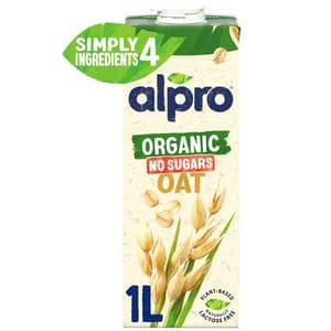 Alpro 1L Organic Oat No Sugars Long Life Dairy Free Drink